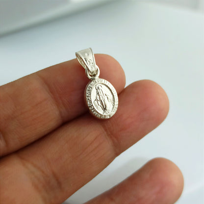 JP28544 - Dije Virgen Milagrosa Pequeña Soplada
