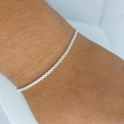 JP56882 - Pulsera Tejido chino 2mm y 19.5cm