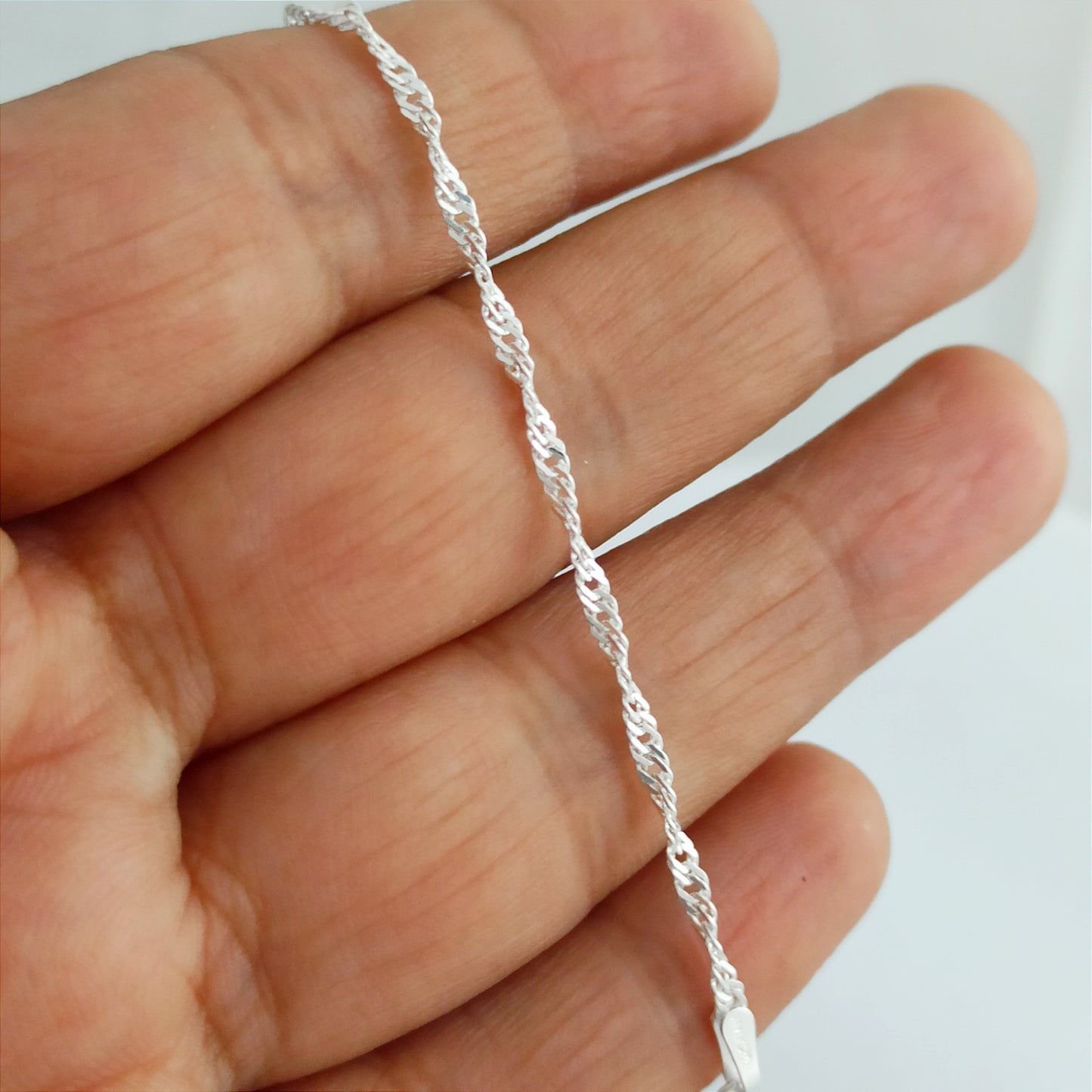 JP55171 - Pulsera Singapur de 1.7mm y 16cm