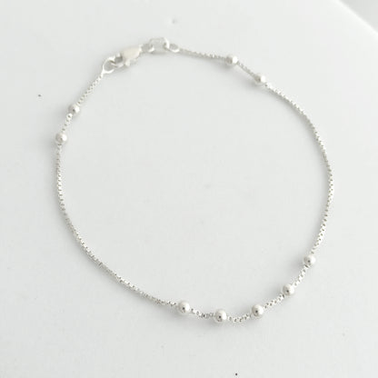 JP56011 - Pulsera Veneciana con Balin de 18cm de largo