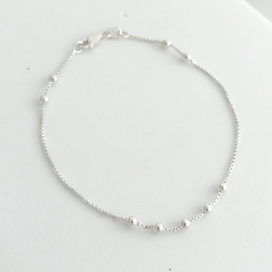 JP56011 - Pulsera Veneciana con Balin de 18cm de largo