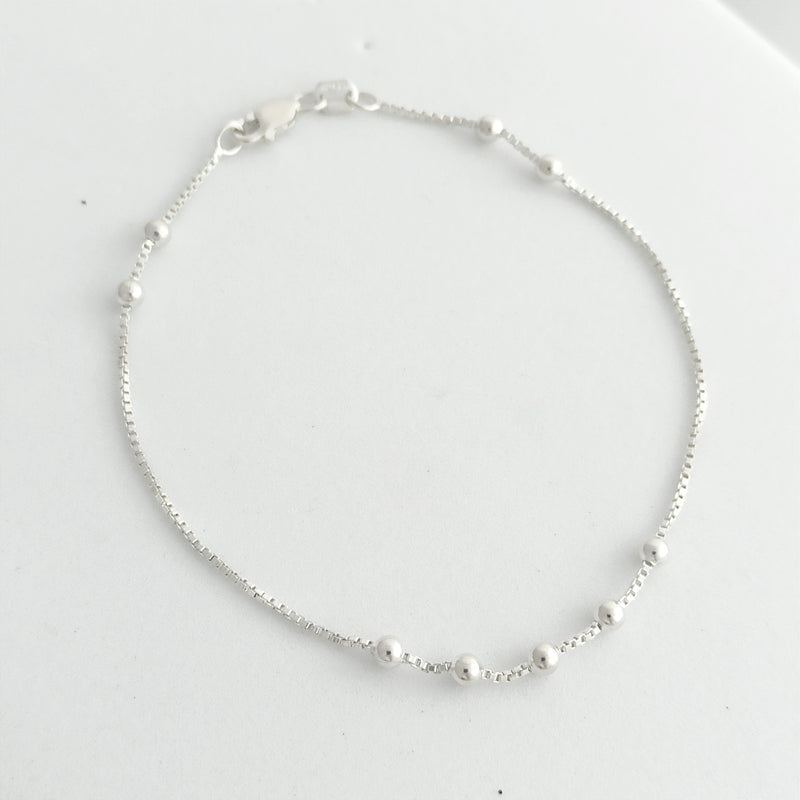 JP56011 - Pulsera Veneciana con Balin de 18cm de largo
