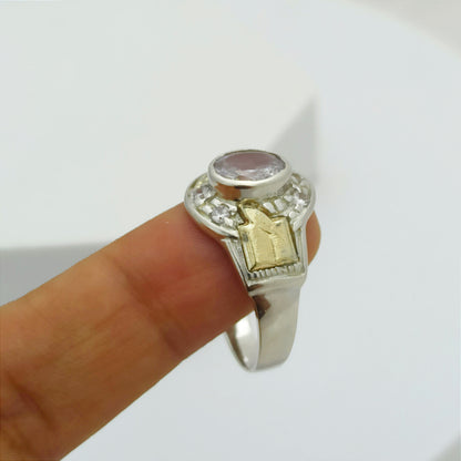 Anillo de Grados en Plata y Oro