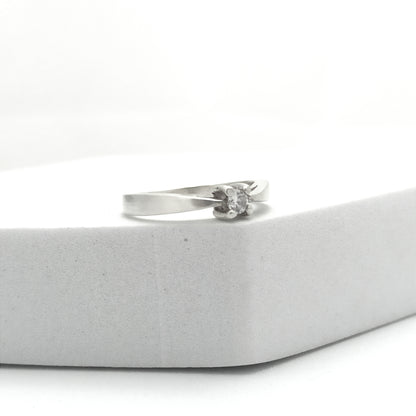 Anillo de Compromiso Midi Circon 4mm