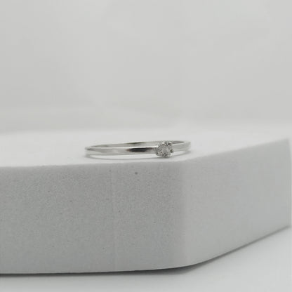Anillo de Compromiso Midi con Micro Circon