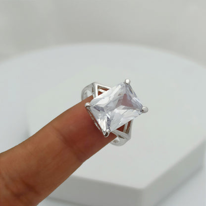 Anillo de Compromiso con Circon Grande