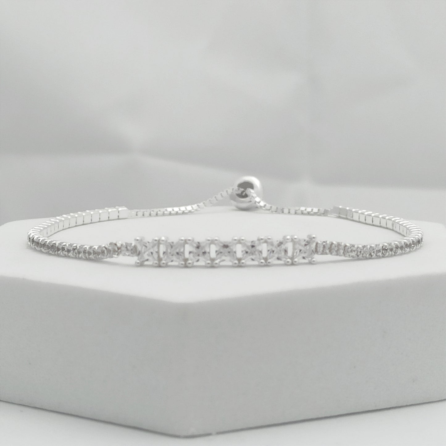 JP54003C - Pulsera Tennis Charming Cristal