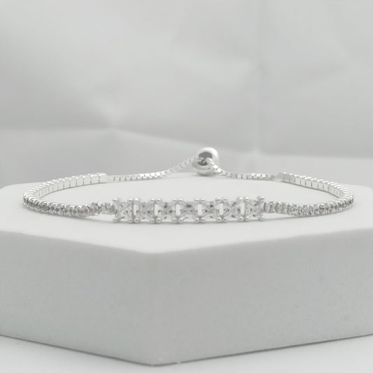 JP54003C - Pulsera Tennis Charming Cristal
