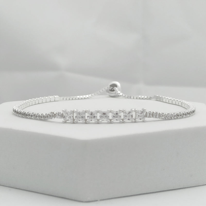 JP54003C - Pulsera Tennis Charming Cristal
