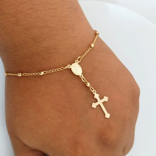 J53046 - P Denario con Virgen Milagrosa de 18.5cm