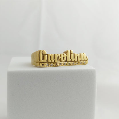 JY10000 - Anillo de Nombre estilo Manopla