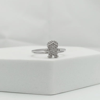 Anillo Silueta de Niño