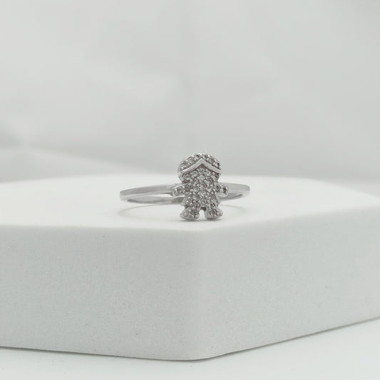 Anillo Silueta de Niño