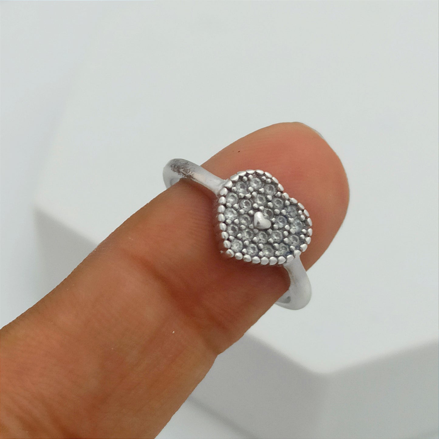Anillo Corazón con Circones