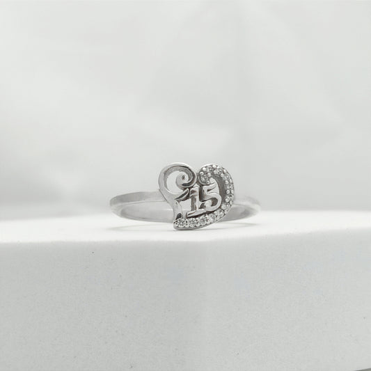 Anillo Corazón de 15