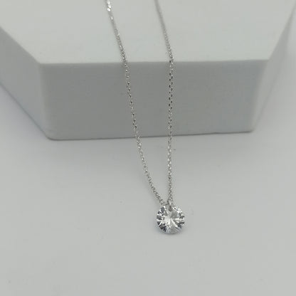 Conjunto Cadena Aros y Dije Circon Redondo