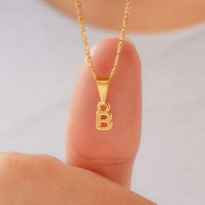 26360B - Dije Silueta Letra B Lisa Mini