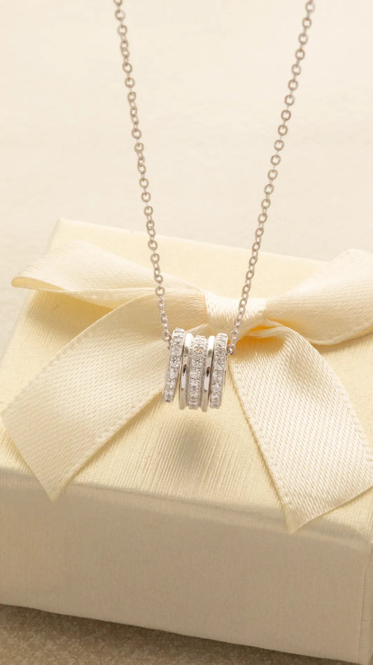 S-40008 - G Trinity Pave 9 mm 40 Cms + Ext