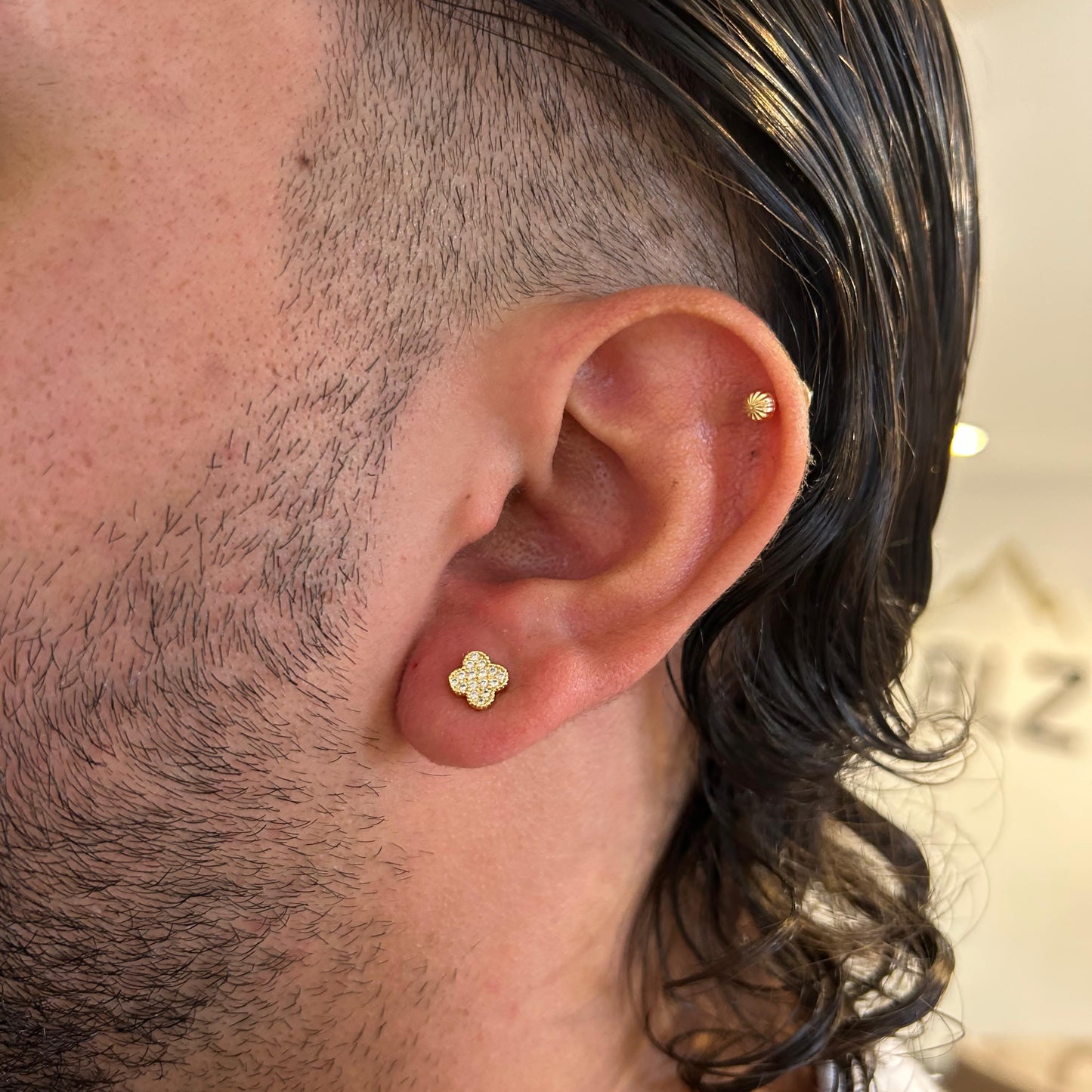 34253 - Topitos Luck Clover 7 mm 💎ᴠɪᴘ