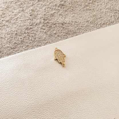 24396 - Herraje Mano Hamsa Circonias