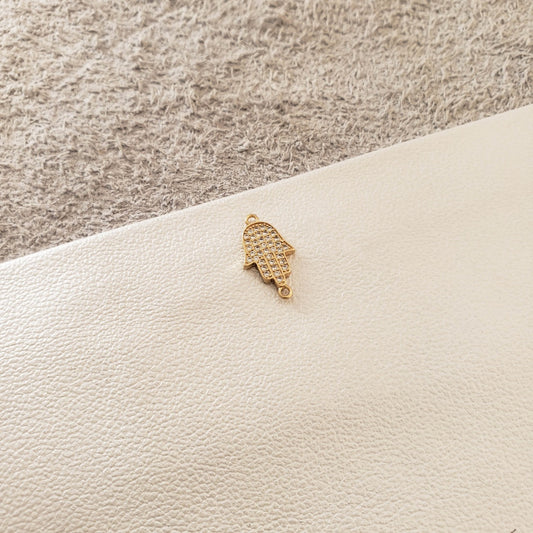 24396 - Herraje Mano Hamsa Circonias