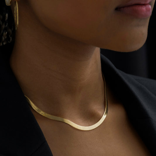 43011 - Cadena Tejido Egipcio 40 Cms + Extensor