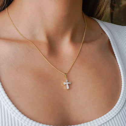 23118 - Dije Cruz Circonia Completa