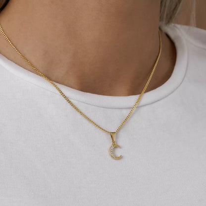 23166 - Dije Media Luna Circonias