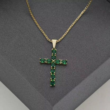 23188 - Dije Cruz Emerald