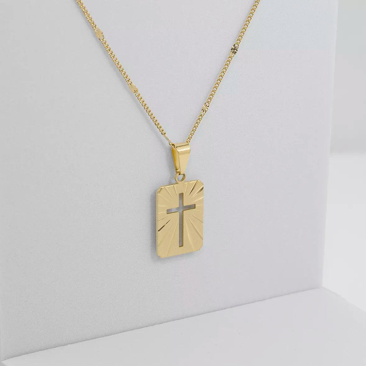 23209 - Dije Placa Cruz