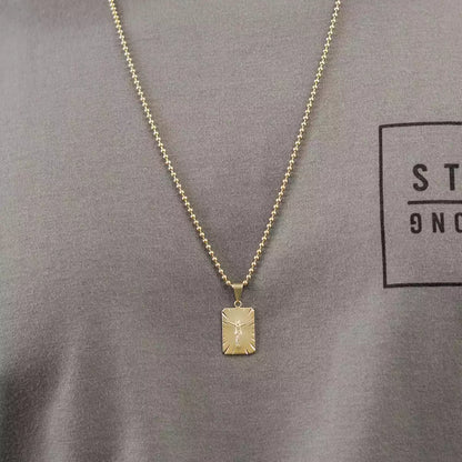 23212 - Dije Placa Señor Crucificado