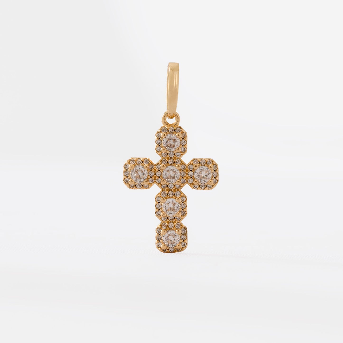 23337 - Dije Cruz Charm Crystal