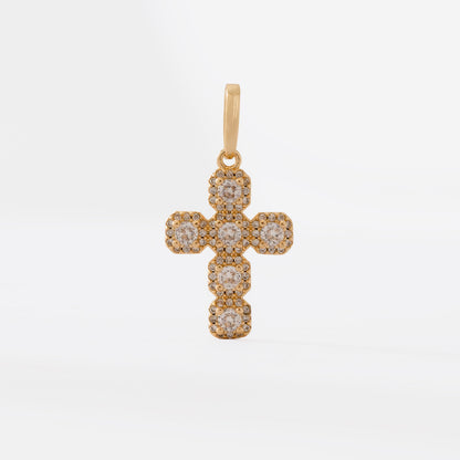 23337 - Dije Cruz Charm Crystal