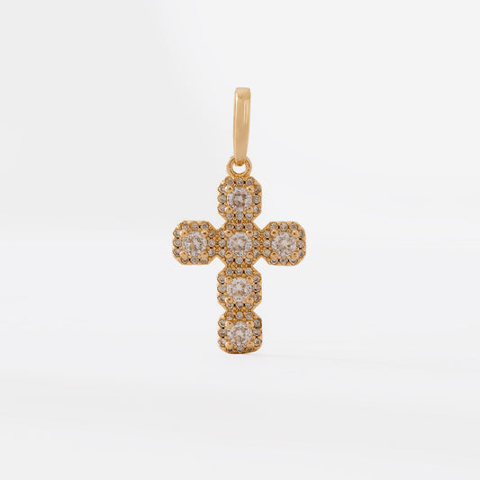 23337 - Dije Cruz Charm Crystal