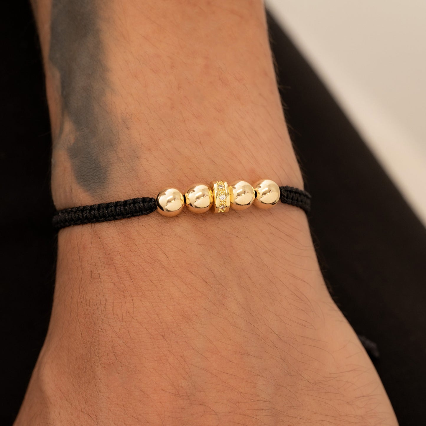 M085 - Manilla Balines y herraje Rondel Cristal Grueso