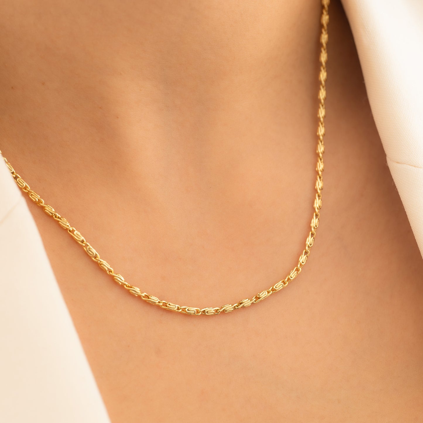 46521 - Cadena Caracol Gruesa 45 Cms