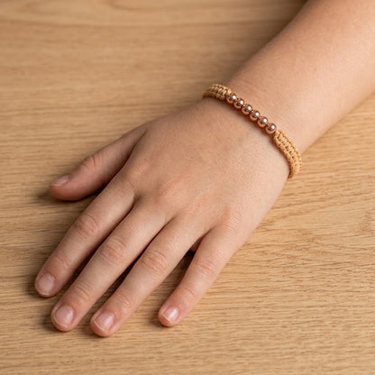 Balín 3mm Oro 18k laminado -  Rosado x Unidad