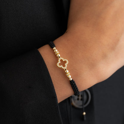 23293 - Herraje Clover Circonia Silueta 1.2 Cms