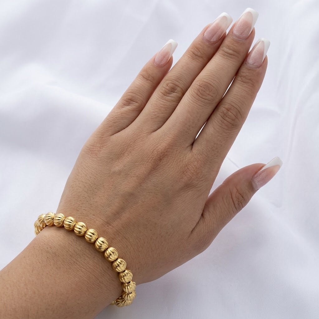 Balín 5 mm Oro 18k laminado -  Italiana x Unidad