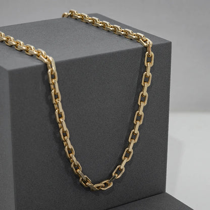 41808 - Cadena Aros Diamantada Gruesa 65 Cm