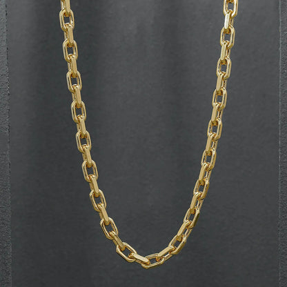 41808 - Cadena Aros Diamantada Gruesa 65 Cm