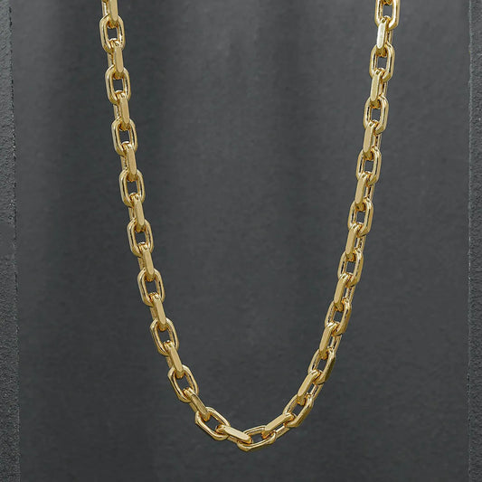 41808 - Cadena Aros Diamantada Gruesa 65 Cm