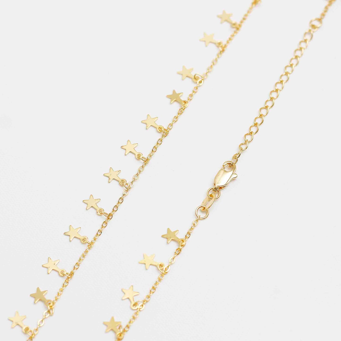 44011 - Cadena Estrellas 40cms extensor