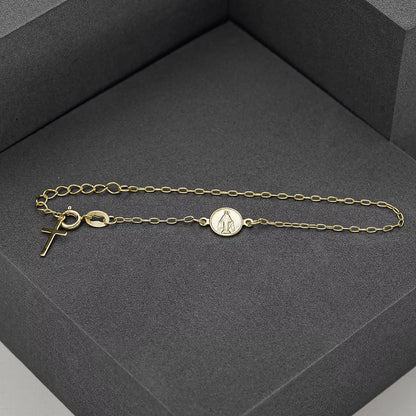 53011 - Pulsera Virgen Milagrosa 16.5 Cms Extensor