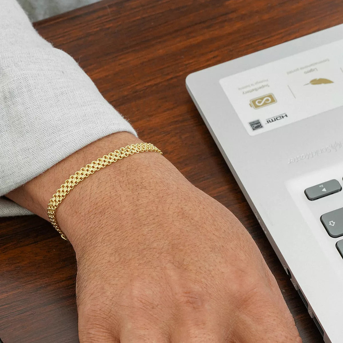 54887 - Pulsera China Doble Carril