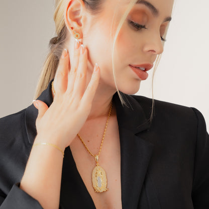 23310 - Dije Nuestra Señora de Guadalupe Circonias