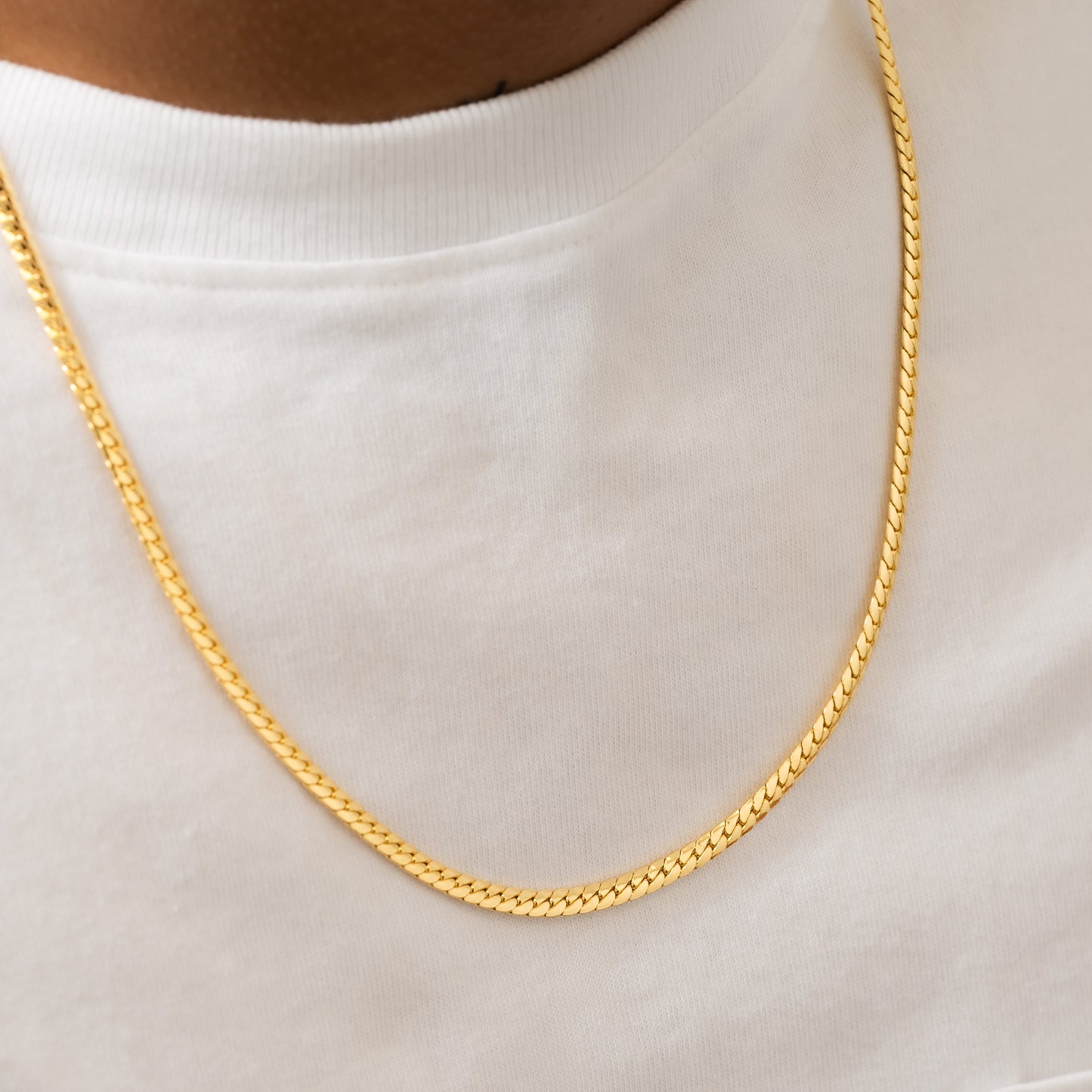 44068 - Cadena Serpiente Plana 4 mm 65 Cms