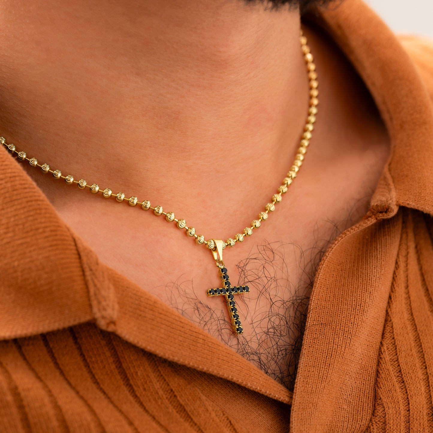 23000N - Dije Circonias Mediana Negra