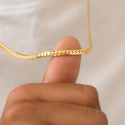 44068 - Cadena Serpiente Plana 4 mm 65 Cms