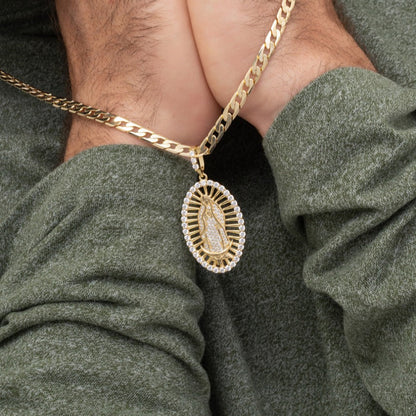 22146C - Dije Virgen Guadalupe Swarovski